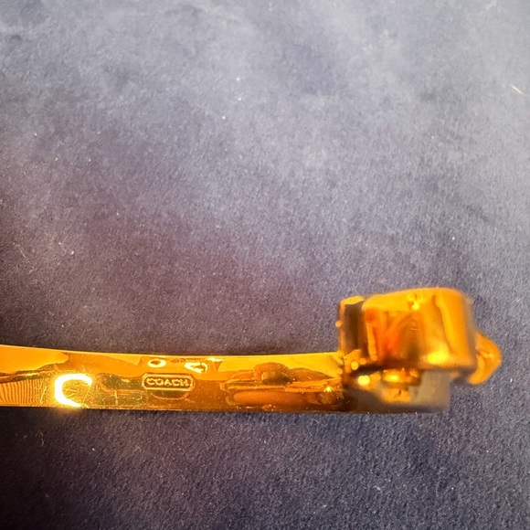 Coach Gold-Tone Horse Bit Link Bangle - Picture 10 of 10
